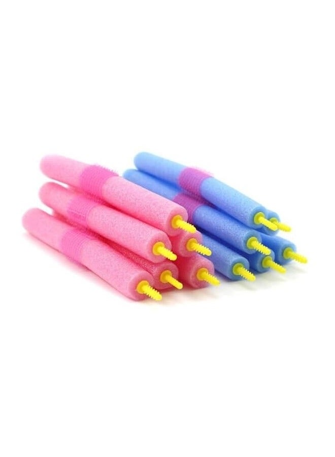 12-Piece Magic Sponge Styling Bun Curler Maker - Image 1
