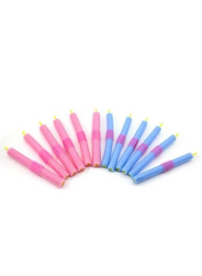 12-Piece Magic Sponge Styling Bun Curler Maker - Image 5