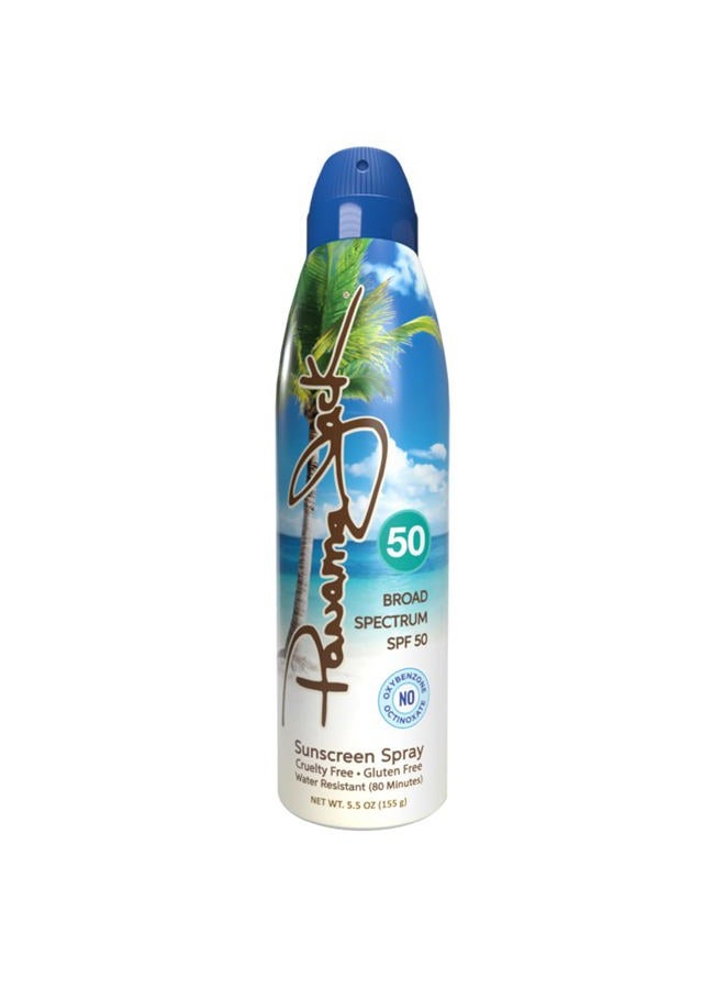 panama jack بخاخ واقي شمس مستمر SPF رقم 50 6 أونصات، عبوة واحدة، 4150 - Image 1
