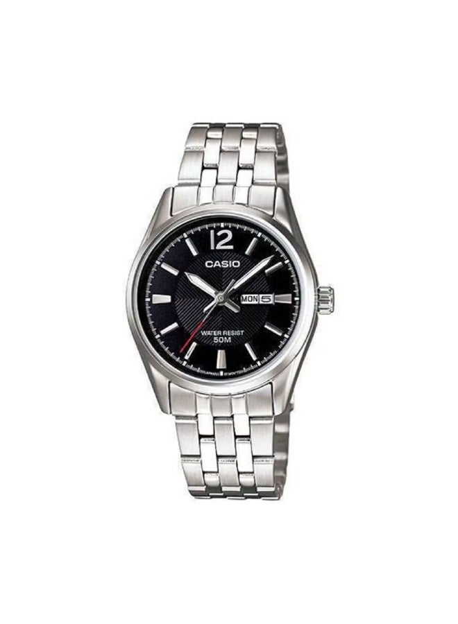 Casio His & Her Stainless Steel Band Couple Watch MTP/LTP -1335D-1AVDF - Image 2