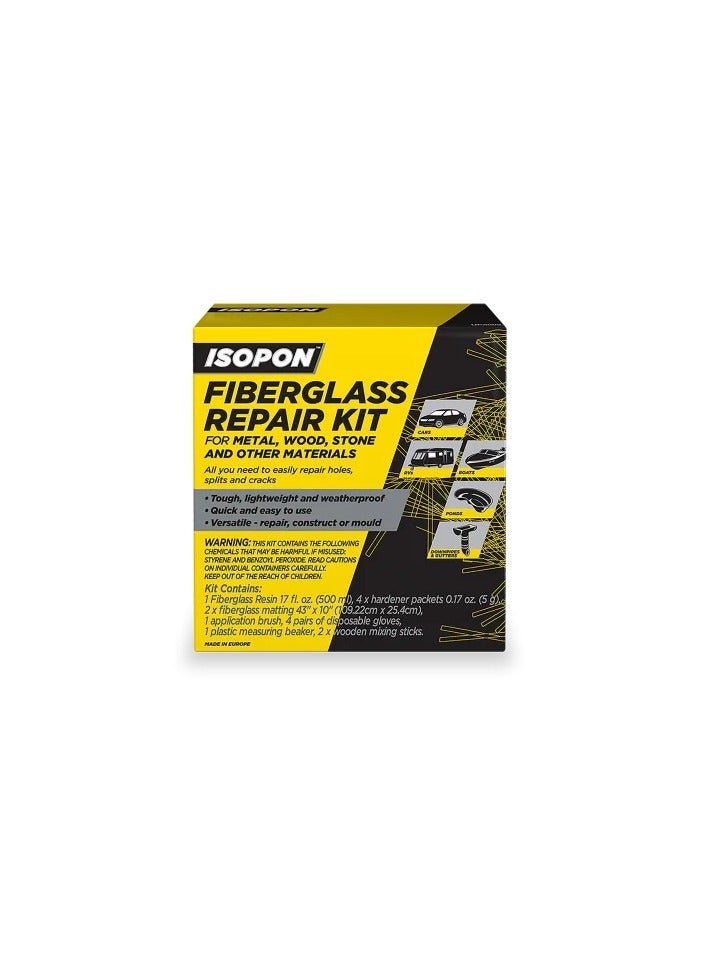 Isopon Fibre Glass Repair Kit 250ml - Image 1