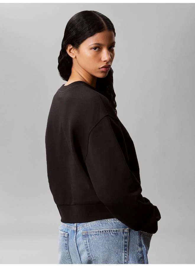 Calvin Klein Jeans Woven Label Crew Neck Sweatshirt