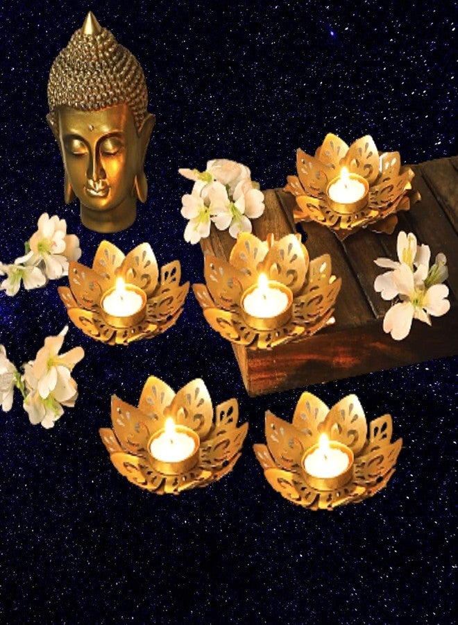 Decor Vibes 5 lotus candle holder - Image 3