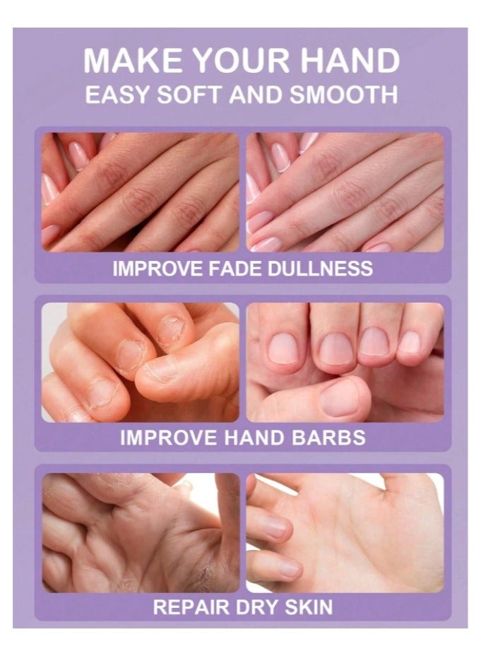 Lavender Hand Mask for dry cracked hands - 1 Pair (Pack of 1) 40g