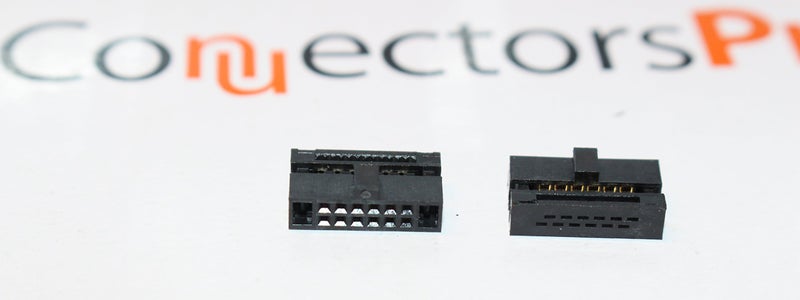 Connectors Pro 10P 20-Pack 1.27mm 0.05" Pitch Mini Dual Rows IDC FC Female Sockets Terminates to 0.635mm Flat Ribbon Cable (FC-10P-20PK) - Image 4