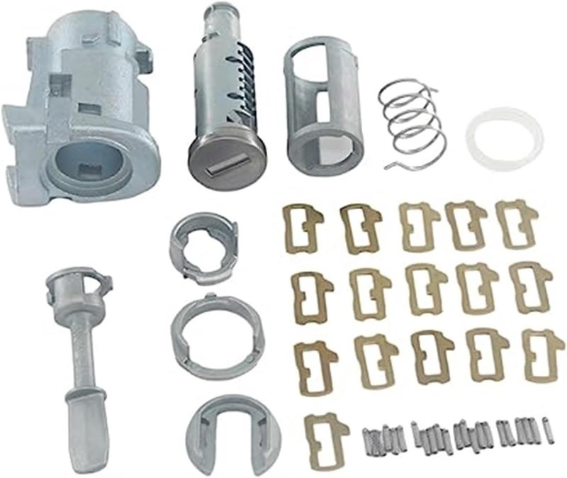 Wivplex Right Door Lock Barrel Cylinder Repair Kit for VW - Image 1