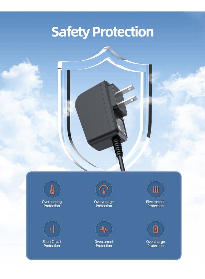 4.3V Shaver Charger Fit For Philips Norelco Oneblade Qp2520 Qp2520/90 Qp2520/72 Qp2520/70 Trimmer Electric Razor One Blade Ac Adapter Power Supply Charging Cord