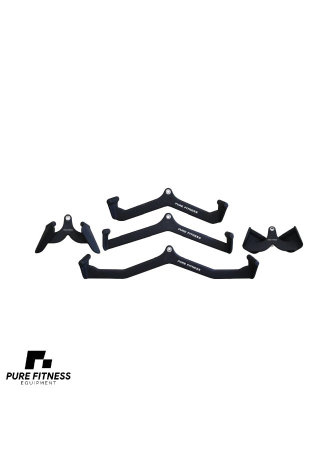 Pure Fitness MAG Machine Accessories MULTI-HANDLES 5PCS. 