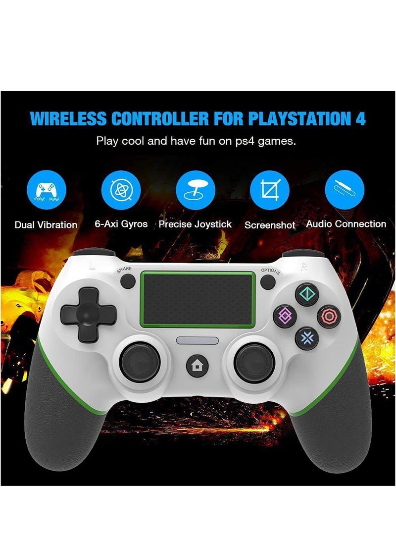 KASTWAVE - Wireless Controller for P-S4 Bluetooth Controller for Play-Station 4 Control with Dual Vibration Built-in Speakers Touch Pad Control Game Controller for Compatible with PS4 and Silm and Pro and PC - Image 1