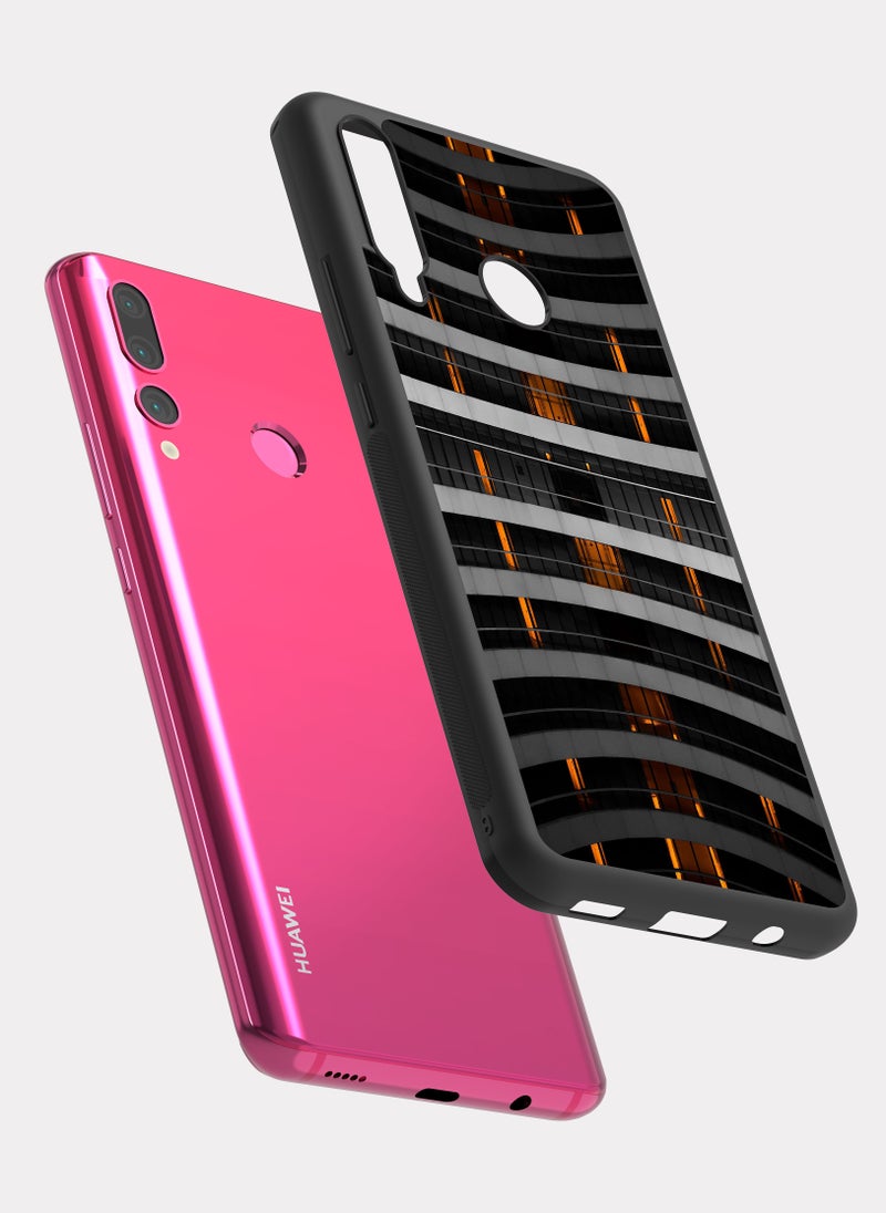 بكسلات كفر هواوي نوفا 4 تصميم معماري رمادي بيج - Image 2