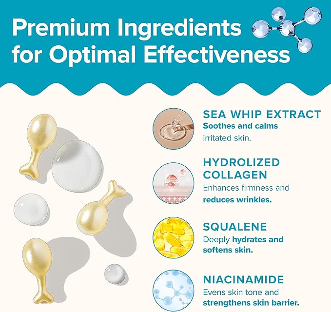 BEYOU كبسولات سيروم العين المضادة للشيخوخة من بي يو سكين لابز مع حمض الهيالورونيك والسيراميد وفيتامين E ونياسيناميد - كريم عين يحسن الترطيب ويقلل التجاعيد والهالات السوداء - Image 4