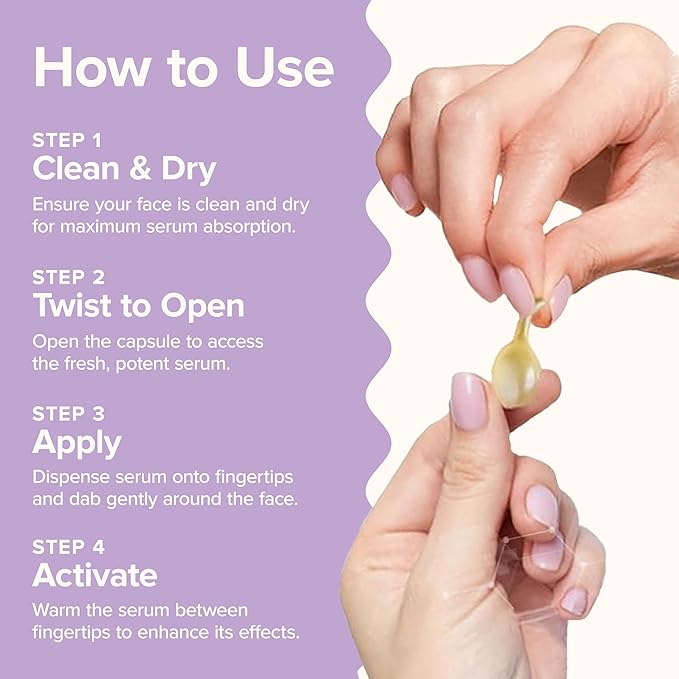 BEYOU كبسولات سيروم العين المضادة للشيخوخة من بي يو سكين لابز مع حمض الهيالورونيك والسيراميد وفيتامين E ونياسيناميد - كريم عين يحسن الترطيب ويقلل التجاعيد والهالات السوداء - Image 5