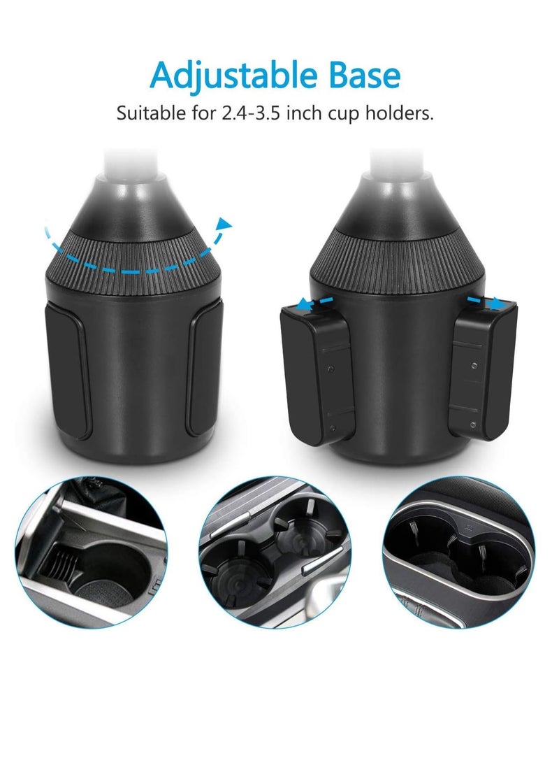 Cup Holder Phone Mount – Universal Adjustable Gooseneck Cradle Car Mount for iPhone Xs/XS Max/X/8/7 Plus, Galaxy, and All Smartphones - Image 3