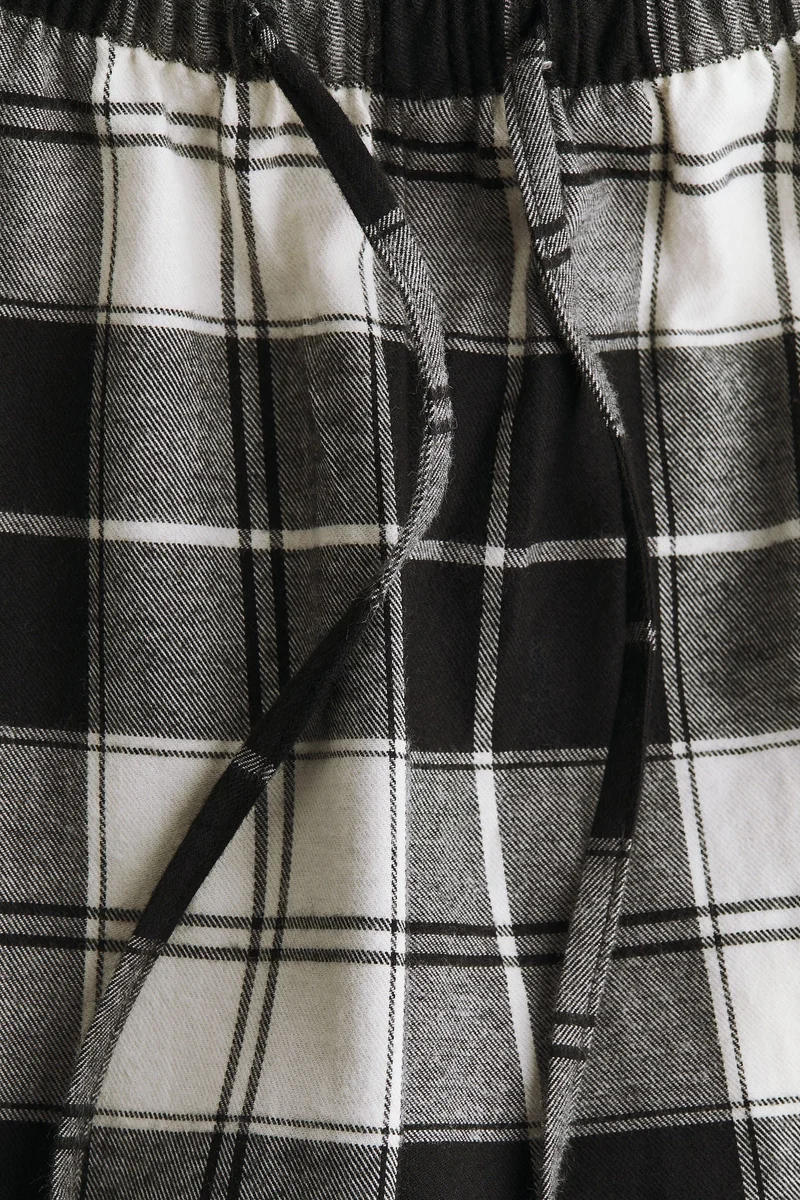H&M MAMA Flannel pyjama bottoms