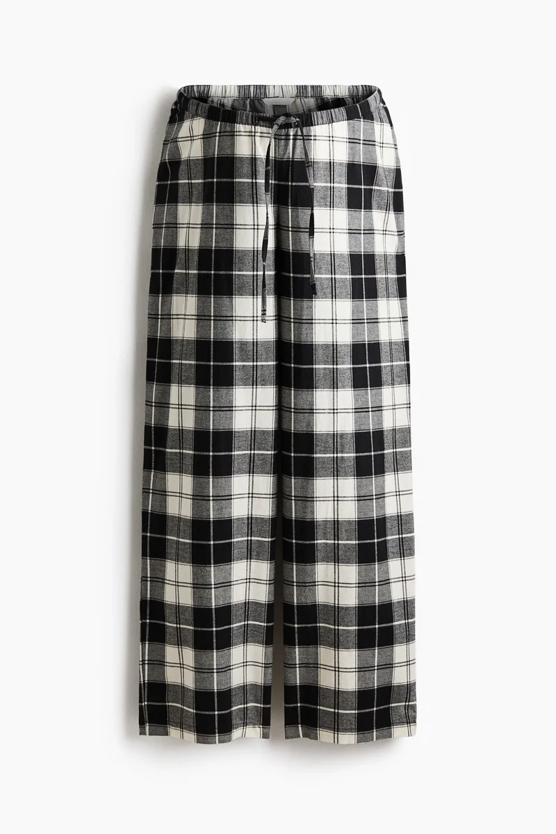 H&M MAMA Flannel pyjama bottoms