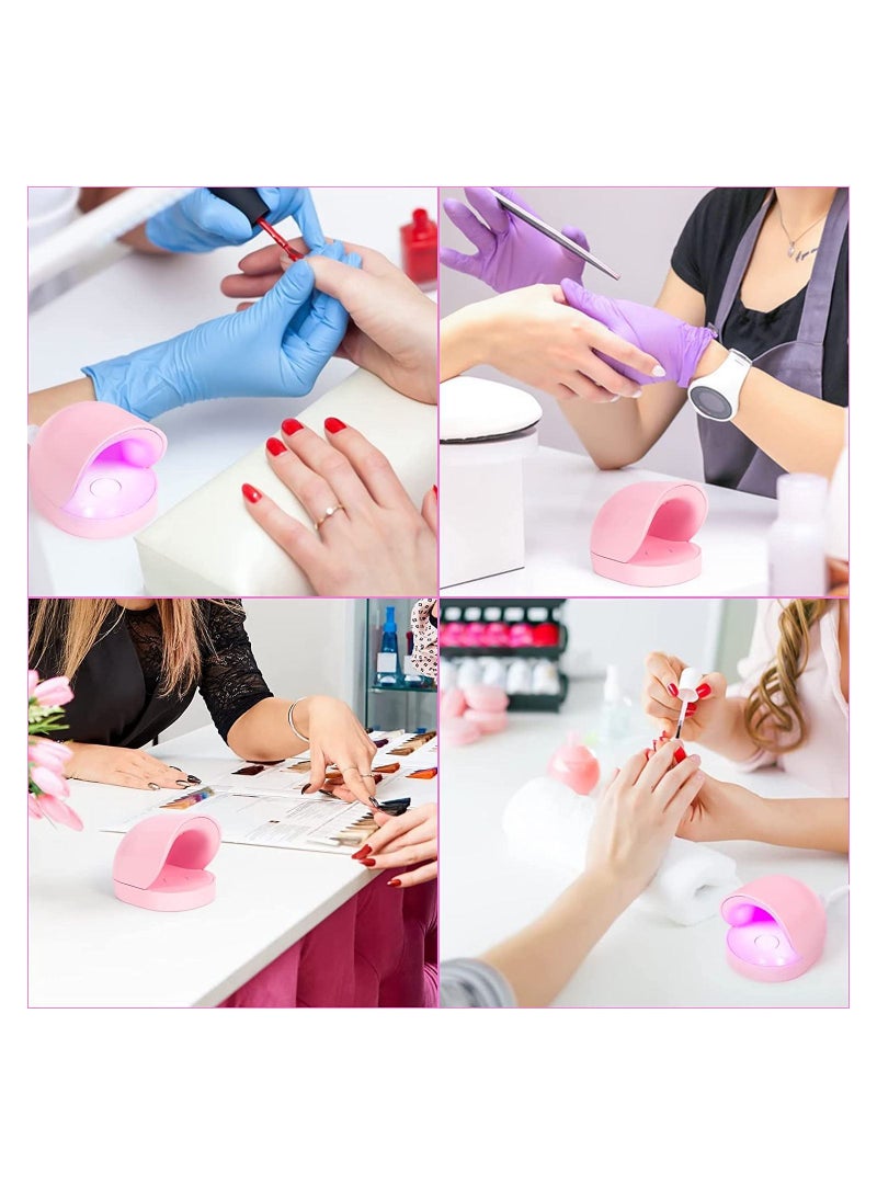 Y&D LED Nail Lamp, Mini UV Portable USB Quickly Dryer Light for Nails, Gel Extension Travel Manicure Home DIY Salon, Lamp Thumb (Shark) - Image 3