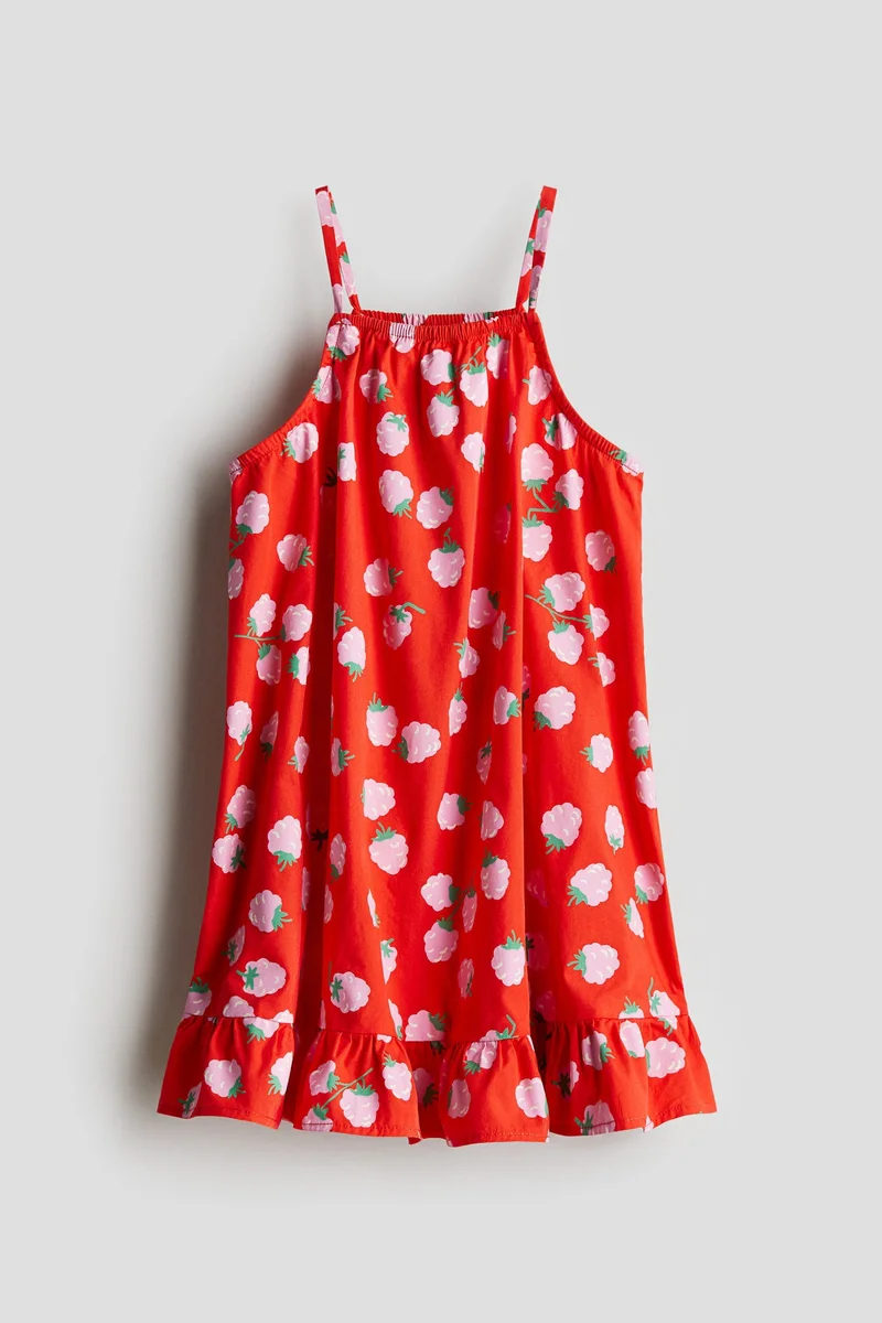 اتش اند ام فستان من القطن