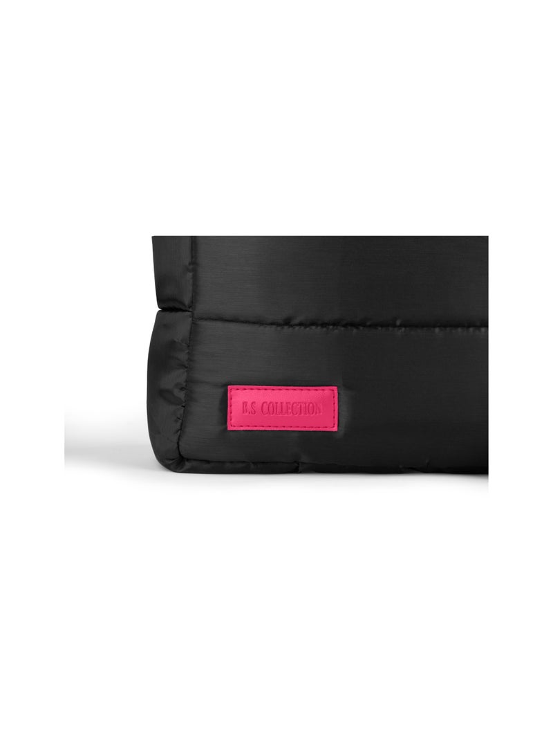 B.S COLLECTION Soft Canvas B.S bag tote bag and shoulder bag for girls - Pink  - Image 5
