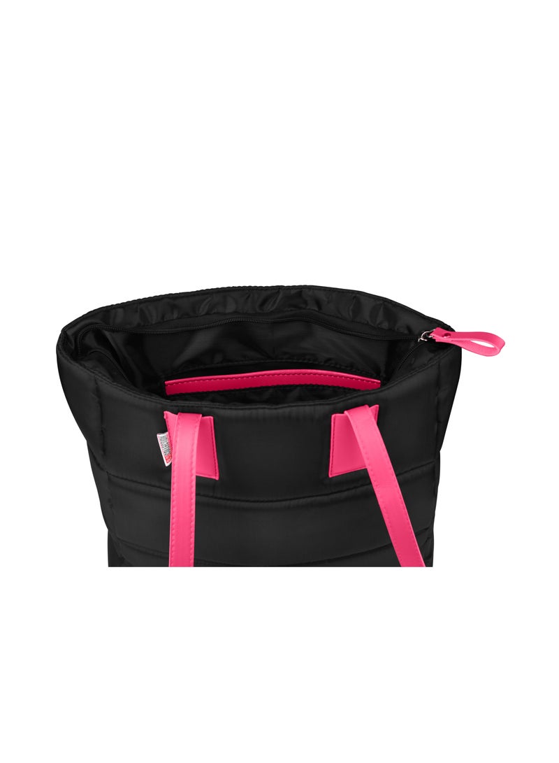 B.S COLLECTION Soft Canvas B.S bag tote bag and shoulder bag for girls - Pink  - Image 4