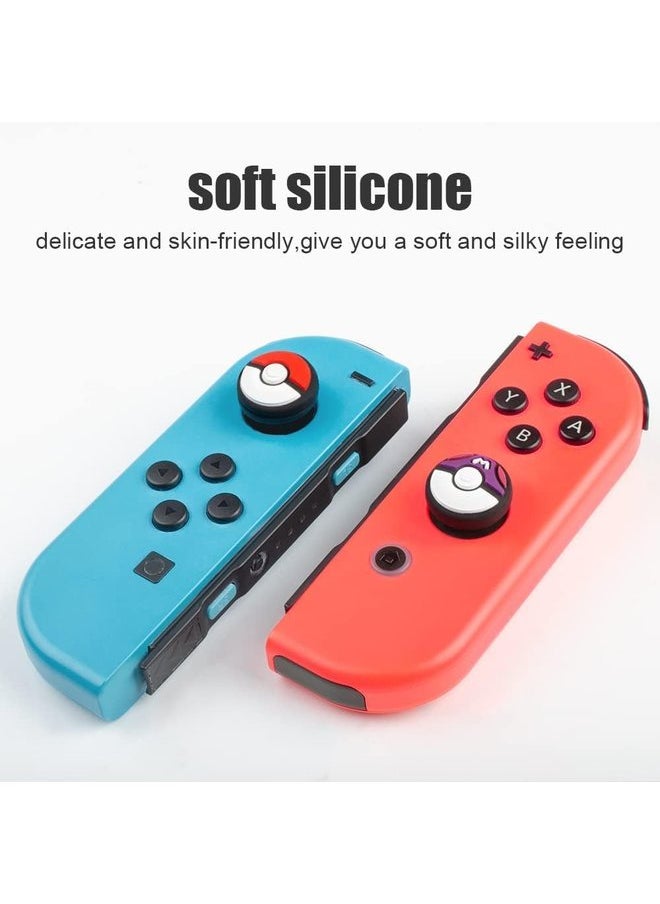 Oasisgalore Silicone Thumb Grip Caps for Nintendo Switch/OLED/Switch Lite, Joycon Joystick Covers & Button Protectors  - Image 3