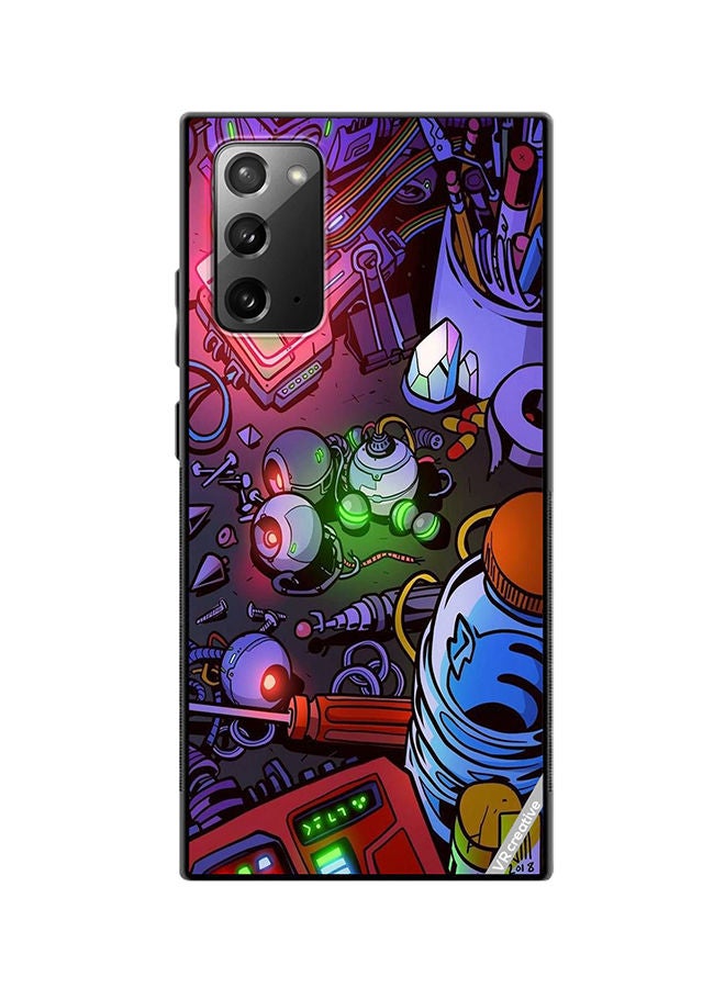 VR CREATIVE Protective Case Cover For Samsung Galaxy Note20 5G Electirc Devices Design Multicolour - Image 1