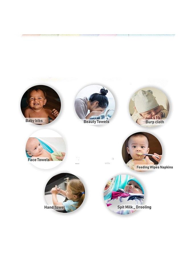 Arsdewy Small Size Face Hanky Towel;Extra Soft & Super Absorbent Handkerchief Towels For Kids & Newborn Babies (Pack Of 18)  - Image 3