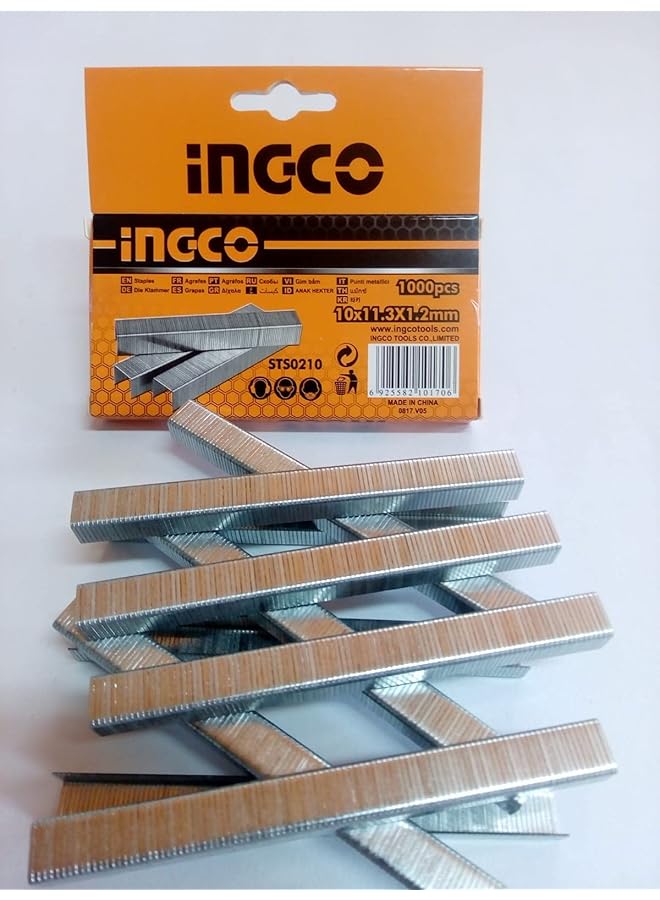 INGCO Sts0210 Staples 1000 Pieces 10 Mm X 1.2 Mm Box Size - Image 3