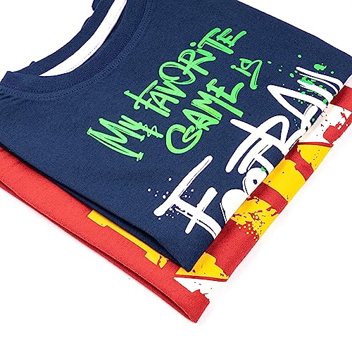 ARIEL Boy's Regular Tshirt(AR-BB-FS-P2-56(Excl+Foot)_Multicolor_56) - Image 4