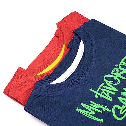 ARIEL Boy's Regular Tshirt(AR-BB-FS-P2-56(Excl+Foot)_Multicolor_56) - Image 5