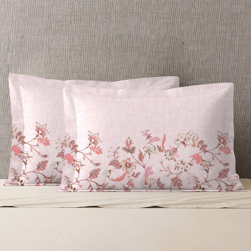Trident Soft Comfort Pillow Covers Set of 2, 100% Cotton Pillow Covers, 210 TC, Soft and Breathable, Standard Size (46 cm x 69 cm) - Oriental - Image 1