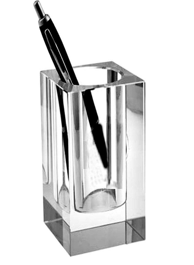 Yakri displayonacrylic Clear Crystal Pencil Pen Collection Holder for Desk Stationery Organizer for Office,School,Home Accessories - Image 1