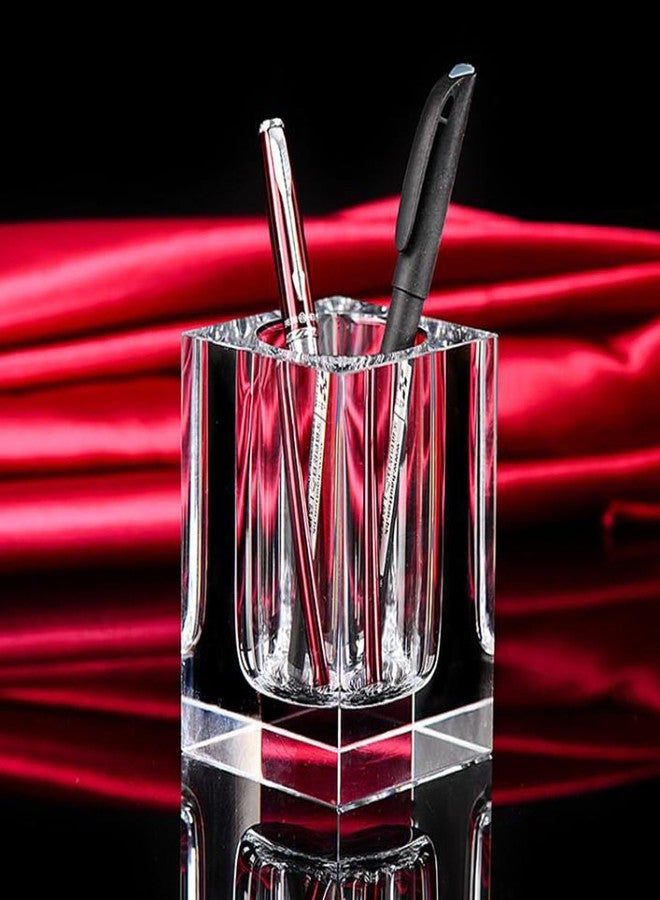 Yakri displayonacrylic Clear Crystal Pencil Pen Collection Holder for Desk Stationery Organizer for Office,School,Home Accessories - Image 2
