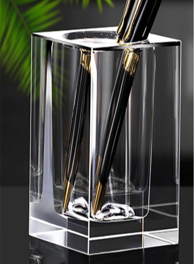Yakri displayonacrylic Clear Crystal Pencil Pen Collection Holder for Desk Stationery Organizer for Office,School,Home Accessories - Image 3