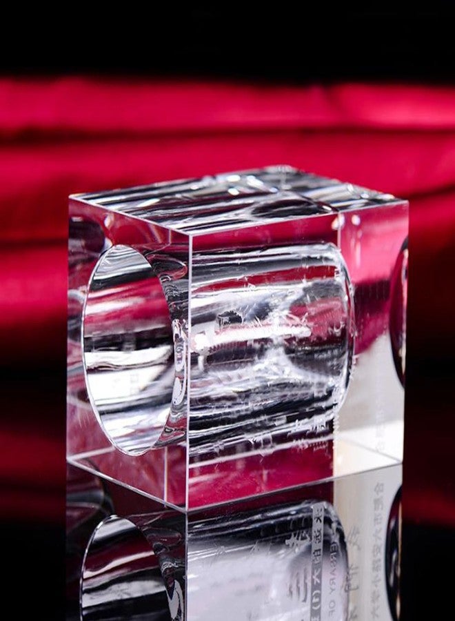 Yakri displayonacrylic Clear Crystal Pencil Pen Collection Holder for Desk Stationery Organizer for Office,School,Home Accessories - Image 4