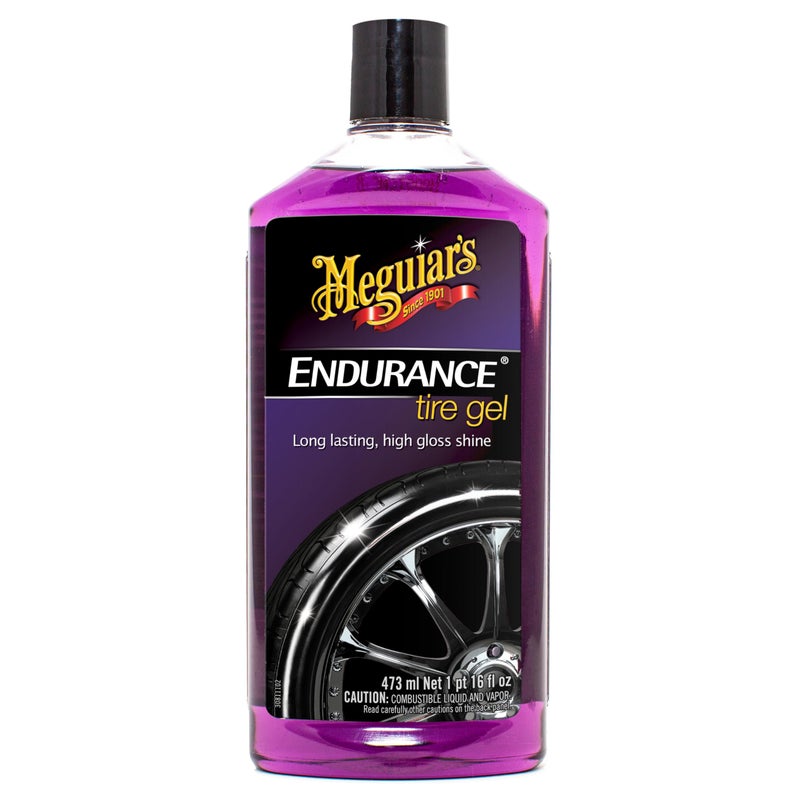 Meguiars G7516 Endurance Tire Gel Premium Tire Gel for a Lasting Glossy Shine 16 Oz Bottle PURPLE