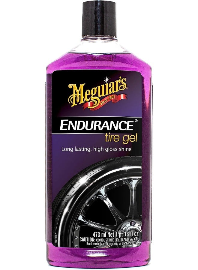 Meguiar's جيل إطارات ميغوايرز G7516 إندورانس - جيل إطارات متميز للمعان يدوم 16 أونصة زجاجة بنفسجية - Image 1