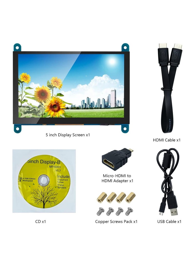 5 Inch IPS LCD Touch Screen Display Panel