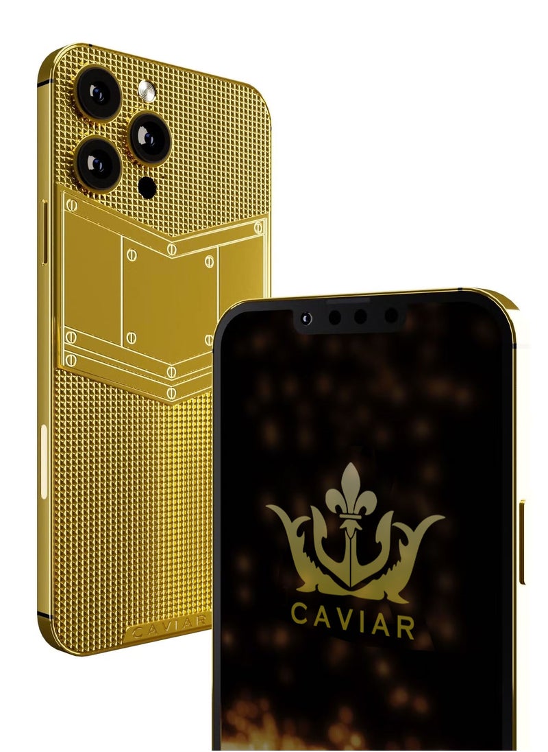 Caviar Luxury 24K Gold Customized iPhone 14 Pro Max Limited Edition 256 GB - pzsku/Z0F038CA2C9E8ECED7EB7Z/45/_/1671179294/6b108b92-25bc-43fc-9b09-f16b23f4e2a6