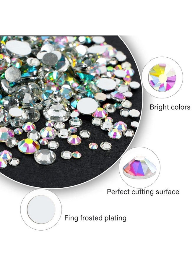 Canvalite 1500Pcs Rhinestones Crystal Ab Rhinestones For Nail With Pick Up Tweezers And Nail Rhinestone Picker Nail Art Tools - Image 5