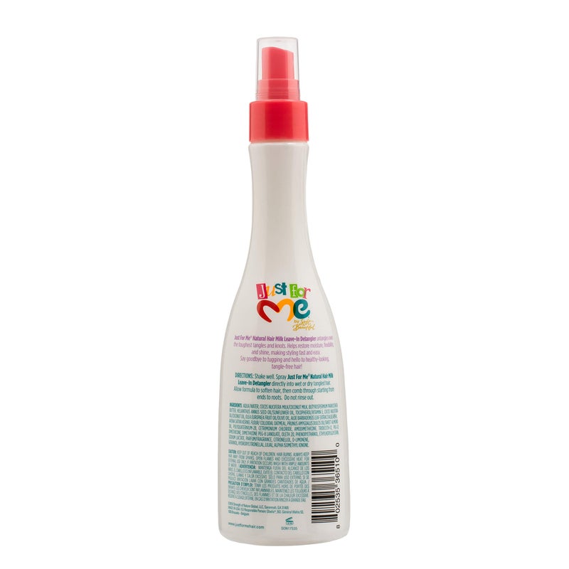 Just For Me Natural Hair Milk Hydrate & Protect Leave-In Conditioner, Maintains Moisture Balance, With Coconut Milk, Shea Butter, Vitamin E & Sunflower Oil, 10 Ounce - Image 2