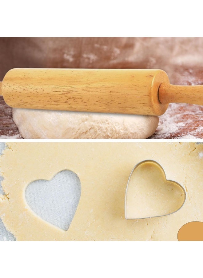 Wooden Rolling Pin for Baking - Long Dough Roller for All Baking Needs - Image 4