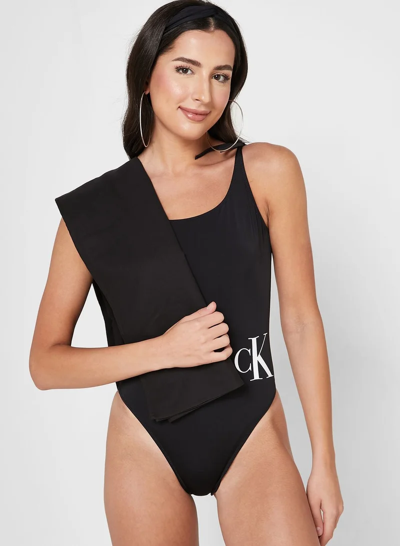 CALVIN KLEIN High Leg Swimsuit