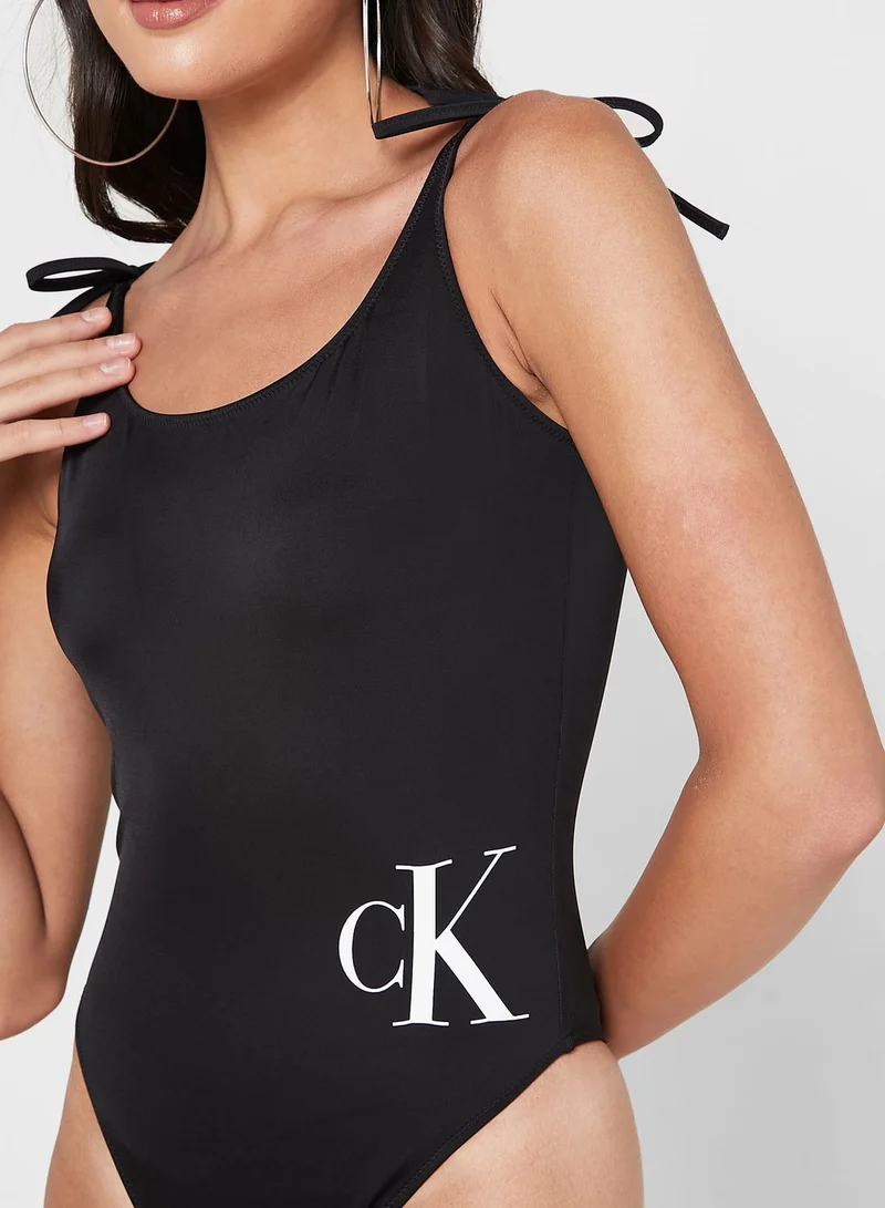 CALVIN KLEIN High Leg Swimsuit