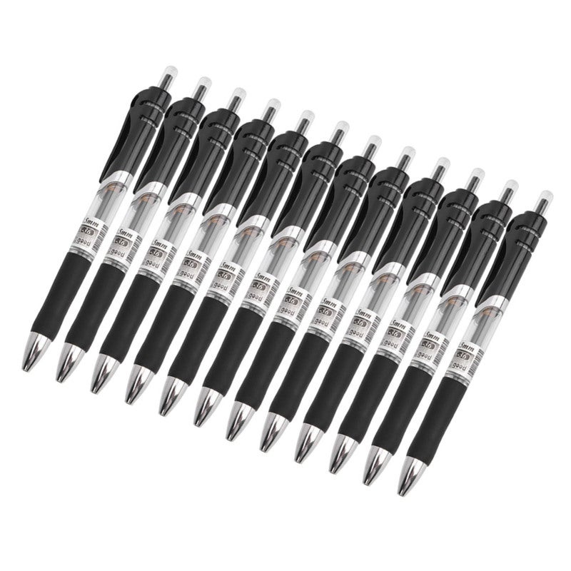 0.5mm Black Gel Pen: High-end Imported Nib Comfortable Grip - Fashionable Durable Fluent Writing Pen for Office School Business Student Supplies - Image 5