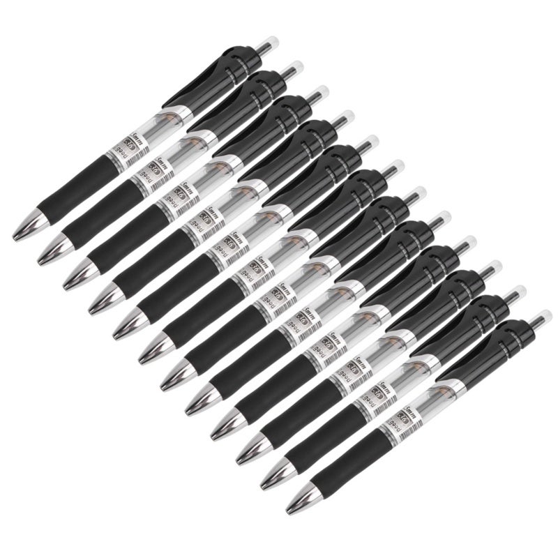 0.5mm Black Gel Pen: High-end Imported Nib Comfortable Grip - Fashionable Durable Fluent Writing Pen for Office School Business Student Supplies - Image 2