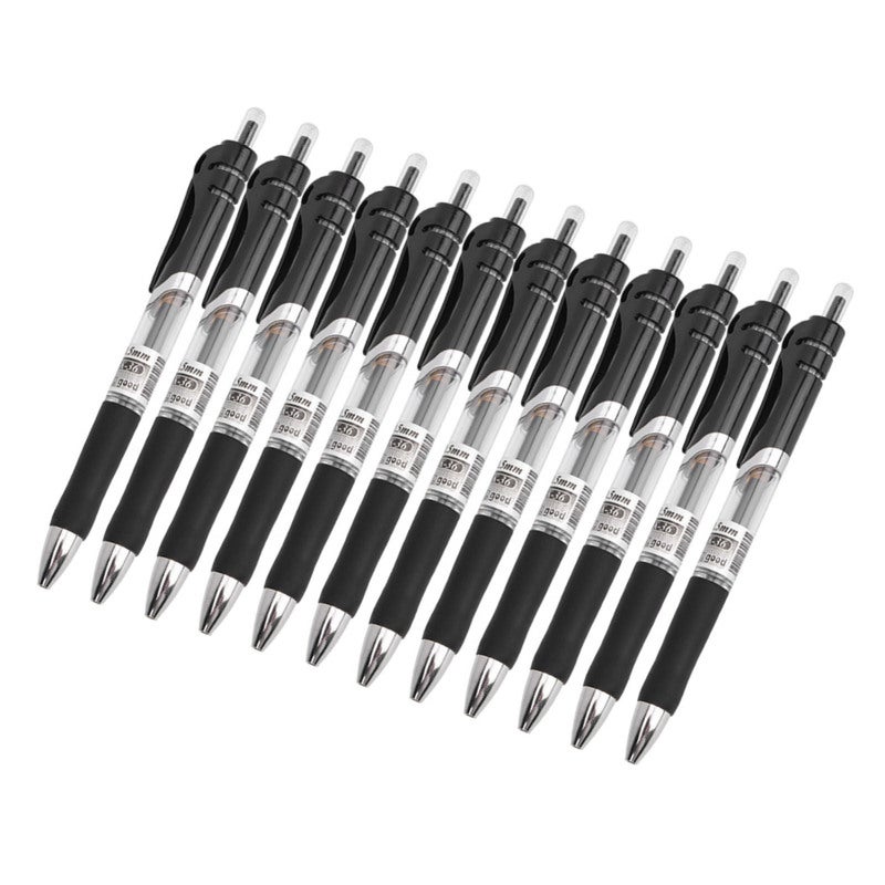0.5mm Black Gel Pen: High-end Imported Nib Comfortable Grip - Fashionable Durable Fluent Writing Pen for Office School Business Student Supplies - Image 4