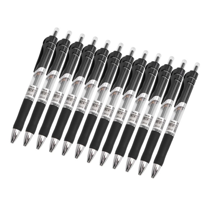 0.5mm Black Gel Pen: High-end Imported Nib Comfortable Grip - Fashionable Durable Fluent Writing Pen for Office School Business Student Supplies - Image 3