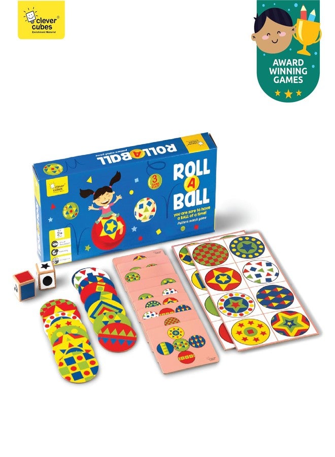 Clever Cubes Roll-A-Ball, Activity Games, Fun Learning Games, Perfect For Return Gifts, Multicolour, Kid, Multicolor - Image 2