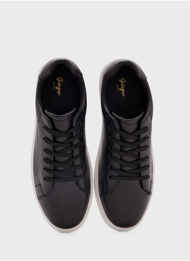 Ginger Textured Casual Sneakers