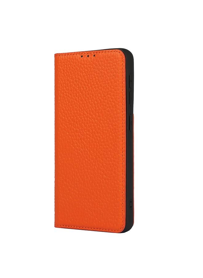 اس-توب جراب لهاتف Samsung Galaxy S21 5G من الجلد الطبيعي من الليتشي - Image 2